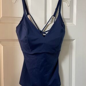 Prana Navy Blue swim Top